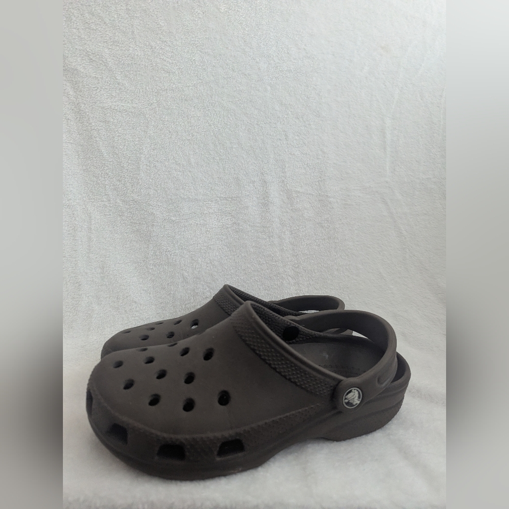 Brown Crocs Mens Size 5 Women's 7